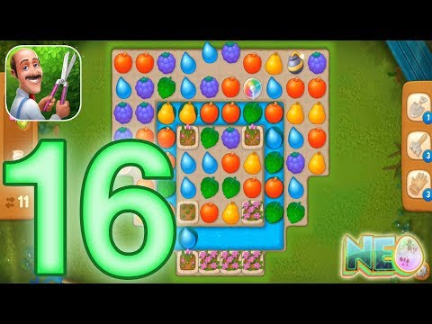 Gardenscapes: Gameplay Walkthrough Part 16 - Level 51 - 54 Complete (iOS, Android)