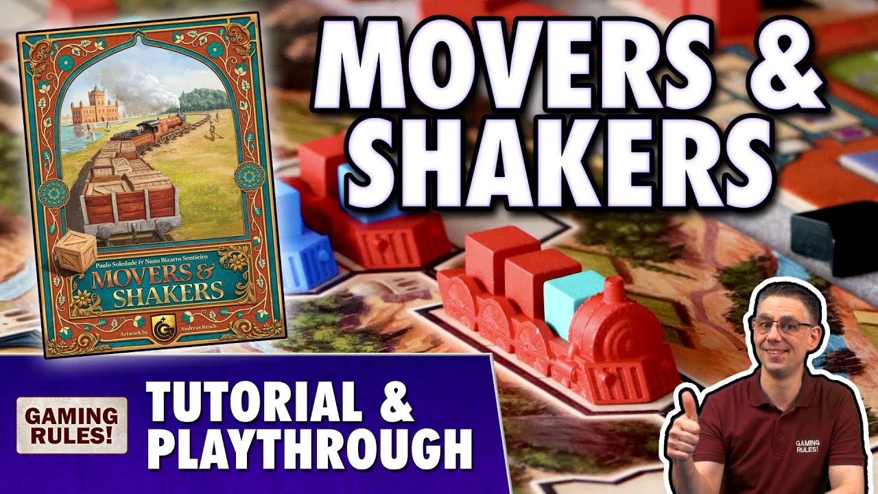 Movers & Shakers - Tutorial & Playthrough & Giveaway