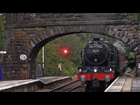 46115 Scots Guardsman Makes Some Noise In Gargrave - Scarborough Spa Express - 07/07/23