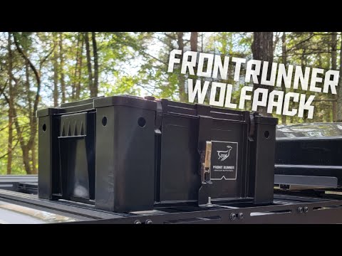 Best overland storage crate! Wolfpack cargo box by Frontrunner.