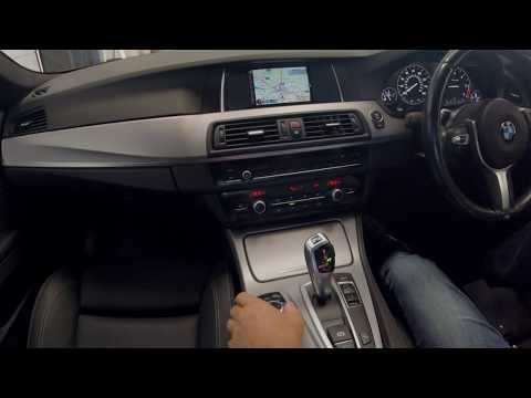 How to set the sat nav in a 2015 BMW 5 Series