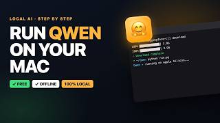 Run Qwen LLM Locally on Your Mac — Free & Offline (Hugging Face) 40 sec