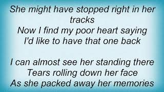 George Strait - I'd Like To Have That One Back Lyrics