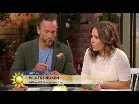 Så länge kan piloternas strejk fortsätta - Nyhetsmorgon (TV4)