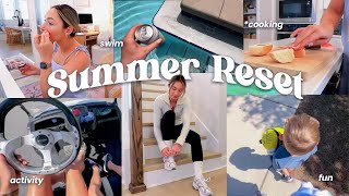 5AM SUMMER MORNING RESET 2025 | Pilates, Healthy Haul & Pool Day