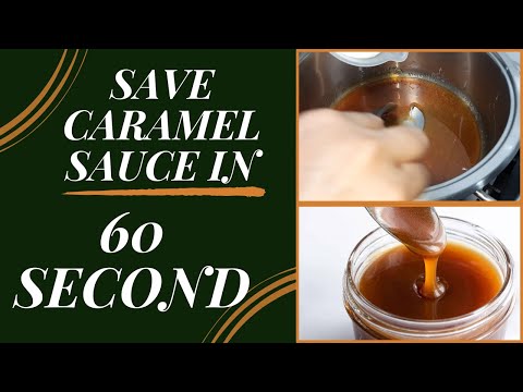 How To Save Caramel Sauce In 60 Seconds/Fix Bitter Caramel  by CRK