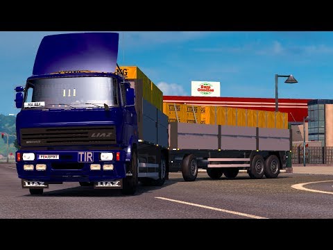 Euro truck simulator 2 Liaz tandem(1.28) Osnabruck/Duisburg