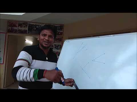 Maths Activity- How to bisect an angle without using compass, only using ruler Video