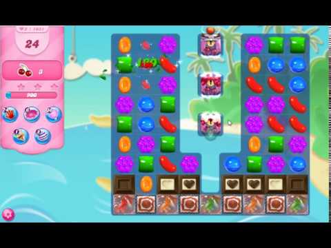 Candy Crush Saga 1031 No boosters! Concentrate on one column only if possible!