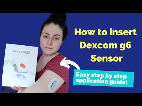 How to insert a Dexcom g6 Sensor | Easy Application Guide