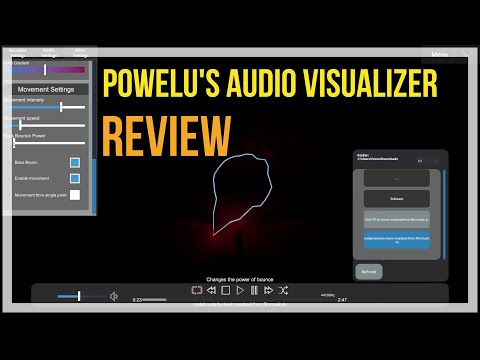 Powelu's Audio Visualizer Review. 4K