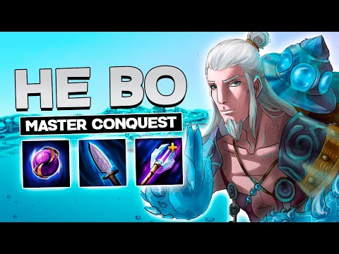 HE BO JUNGLA - DESTROZO PASADO POR AGUA - SMITE Master Conquest