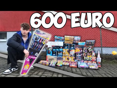 XXL 600 EURO SILVESTER FEUERWERK EINKAUFSTOUR 2022/23