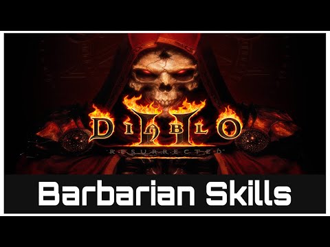 Diablo 2: Resurrected | All Barbarian Skills! (Tested in combat)