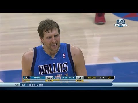 2014.01.15 - Dirk Nowitzki Full Highlights at Clippers - 27 Pts