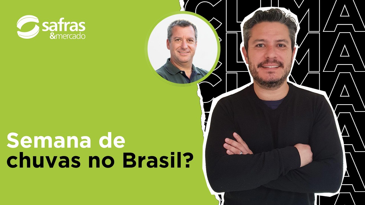 Mais chuvas no Sul e umidade chegando no Centro-Norte - Clima na Semana