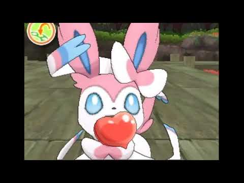 sylveon eats a red pokebean