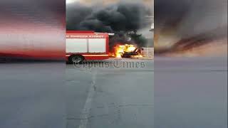 cyprustimes.com: Στις φλόγες αυτοκίνητο σε κεντρική περιοχή της Λεμεσού