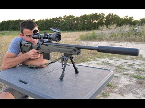 The Quietest Sniper Rifle! - Suppressed Subsonic .308
