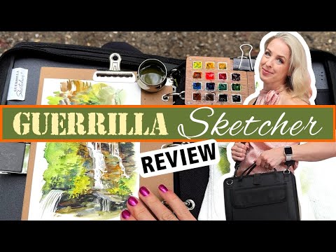 The Ultimate Tool for Watercolor Plein Air? Guerrilla Sketcher Sketchbuddy