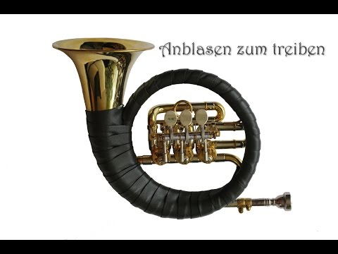 Jagdleitsignal: Anblasen zum treiben