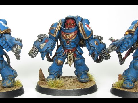 Grimdark Primaris Aggressor Ultrmarine Squad