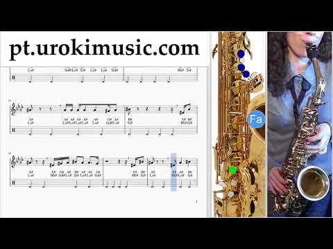 Curso de Saxofone (tenor) Janet Jackson x Daddy Yankee - Made For Now Tablatura um-ih372