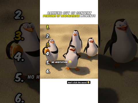 Ranking Penguins of Madagascar Moments 😭