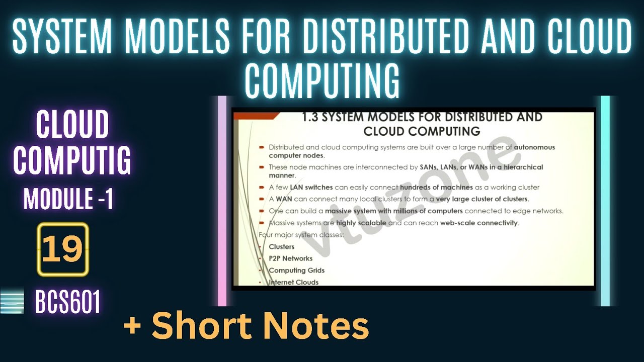 System Models for Distributed And Cloud Computing | Cloud Computing - 19