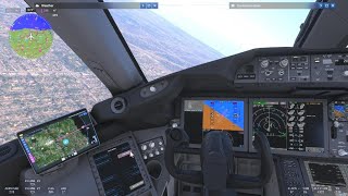 chicago o hair 787 steep approach and hard landing