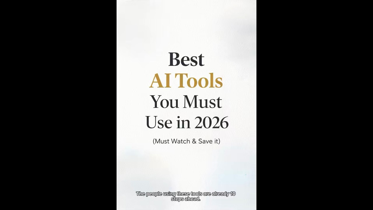 How to Master Your Workflow with the Best AI Tools of 2026 🤖 #ai #productivity #shorts #innovation
