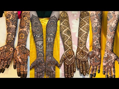 New bridal mehndi design | indian bridal henna designs | trending mehndi photos