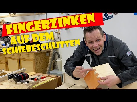 Fingerzinken Vorrichtung für den Schiebeschlitten - Super genau! 👌