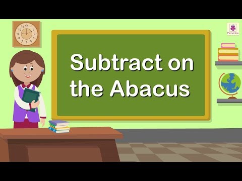 Subtract on the Abacus | New Spark Mathematics Grade 1 | Periwinkle