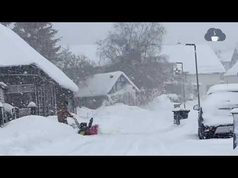 Wetter aktuell: Schnee und Sturm im Westerwald (19.01.2021)