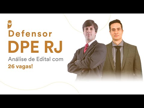 Defensor DPE RJ - Análise de Edital com 26 vagas!