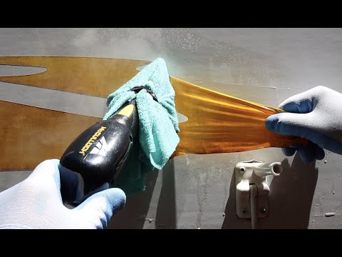 Vinyl Decal Removal with Steam RV