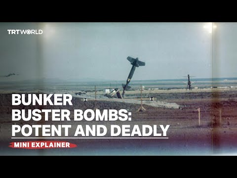 What are bunker buster bombs?