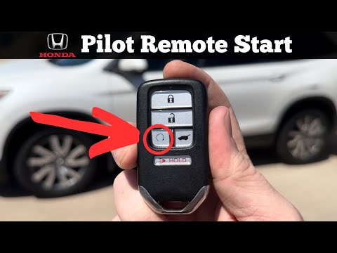 2016 - 2022 Honda Pilot - How To Use Remote Start Feature On Remote Key Fob Tutorial