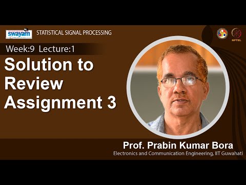 Lec 1 Overview of Statistical Signal Processing