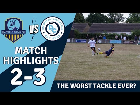 The worst tackle ever? - Hatfield Town FC v Doncaster City FC - Non League Football Highlights
