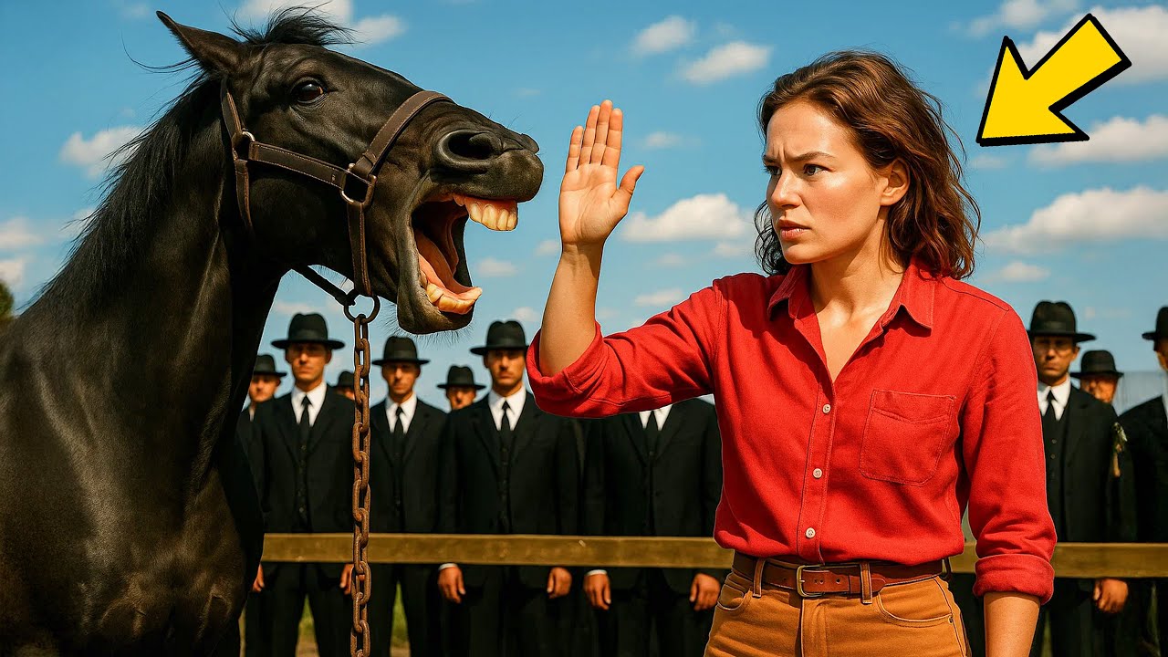 Wild horse rejected everyone at the auction except the girl who had absolutely nothing