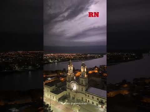 Show de luces en el cielo Así se vivió la tormenta en Viedma y Patagones
