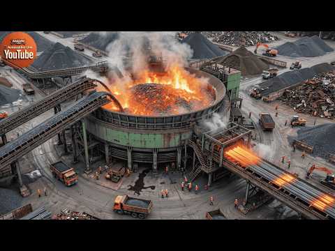 Inside the Steel Factory &ndash; How Wire Rods Are Made From Iron Ore Mining (Full Process)