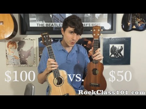 $50 Soprano Ukulele vs $100 Concert Ukulele