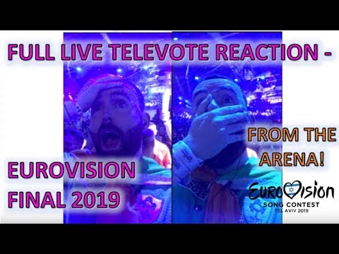 FULL TELEVOTE REACTION: Eurovision 2019 Final