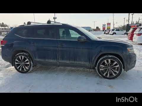 2018 Volkswagen Atlas Comfortline 2.0 TSI in Blue for sale at Finch Chrysler Dodge Jeep Ram Ltd in London, ON