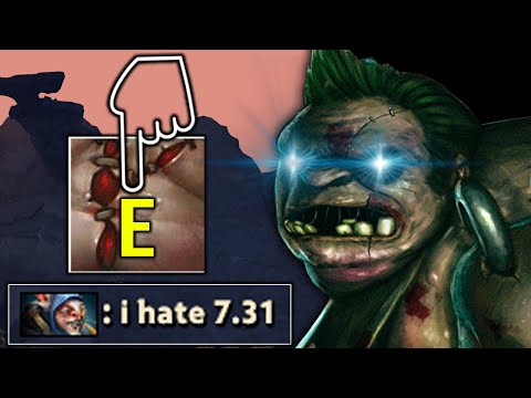 What happen when You Press "E" in 7.31? F*KING TANK PUDGE!! 100% INSANE!