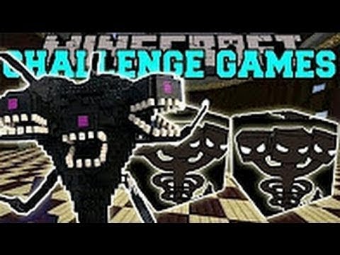 Pat and Jen PopularMMOs Minecraft WITHER HEROBRINE CHALLENGE GAMES Lucky Block Mod Modded Mini-Game