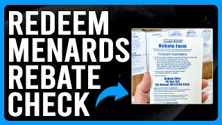 How to Redeem Menards Rebate Check (How to Check Your Menards Rebate Status)